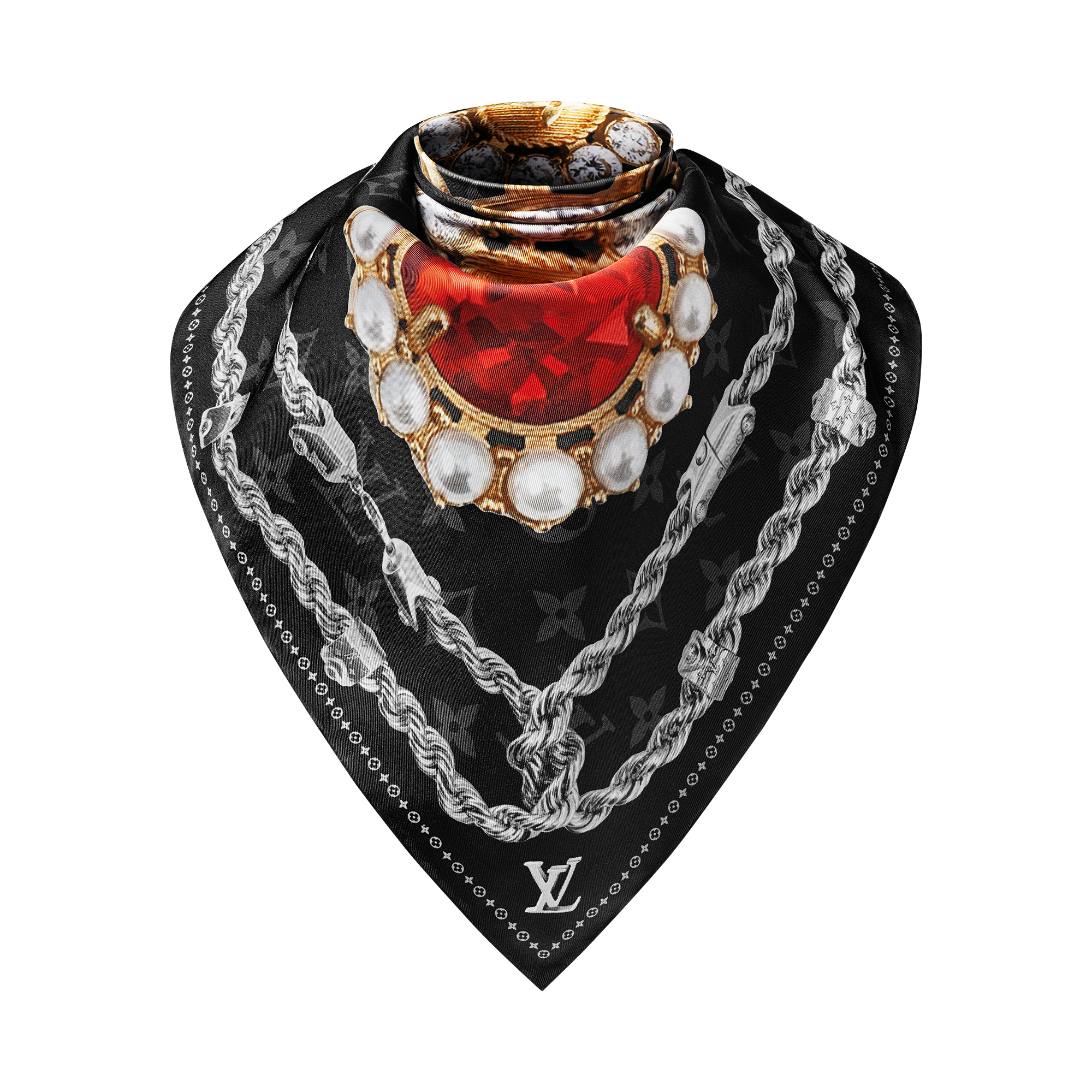 LV Dynasty Brooch Silk Square S00 - Accessories | LOUIS VUITTON LV Dynasty Brooch Silk Square S00 - Accessories | LOUIS VUITTON